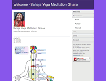 Tablet Screenshot of meditationghana.com